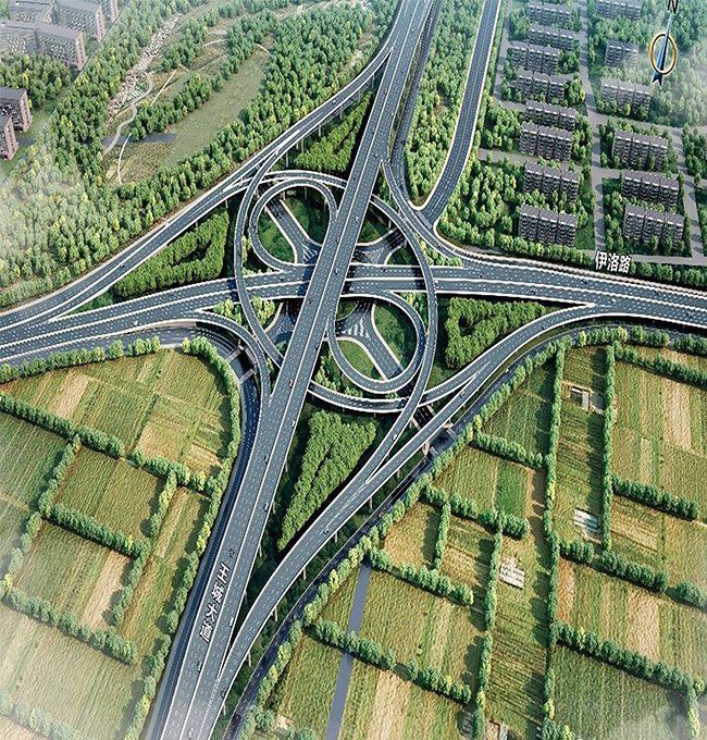 伊洛路高架橋（天然真石漆水性工業漆)